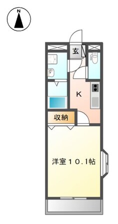 ラフィーヌ上野田Ⅱの物件間取画像